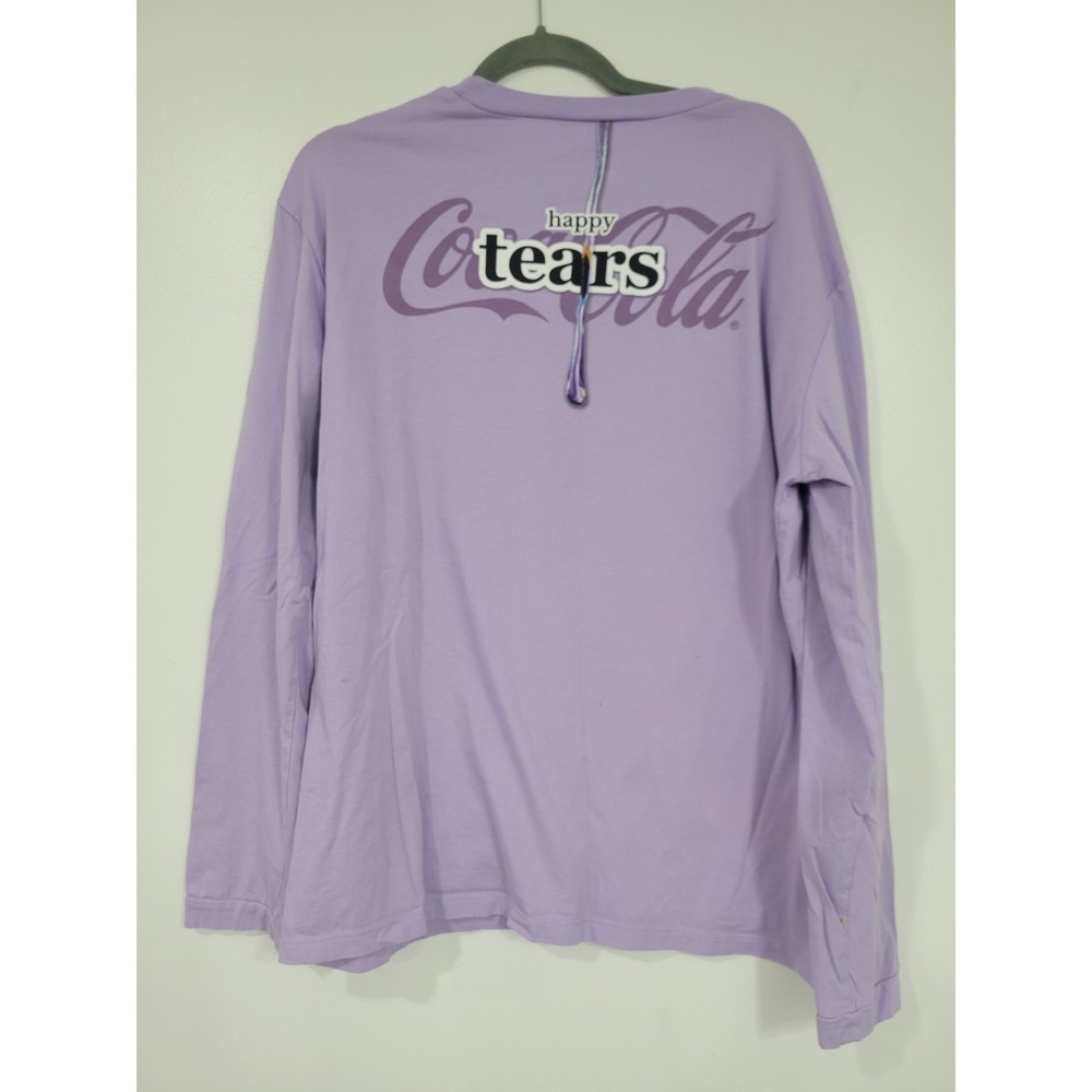 Coco-Cola Creations Happy Tears Purple Long Sleeve XL Shirt   Drops‎ of Joy